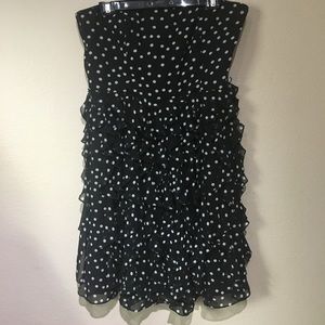 Flirty and fun strapless dress